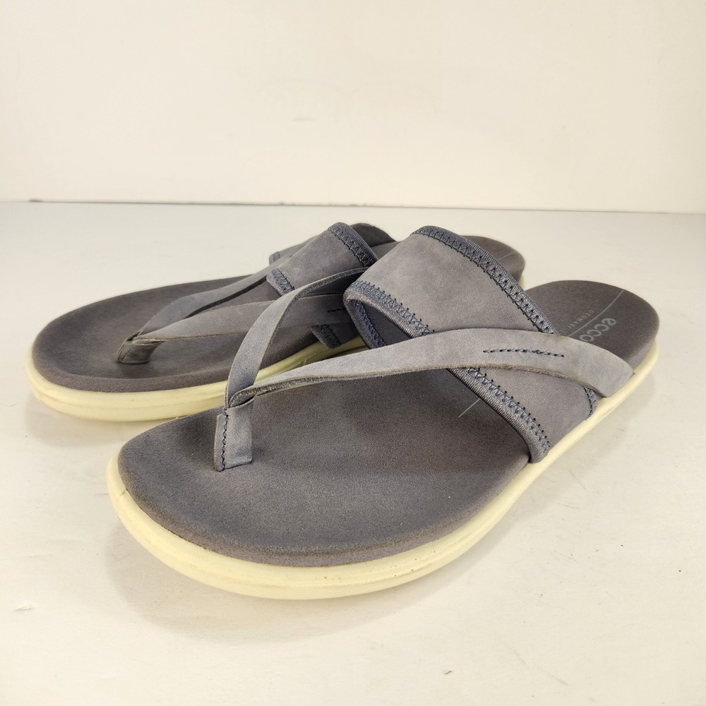 Ecco Women's Strappy Comfy Minimalist Slip-On Sandals Light‎ Blue Size 38 (7)